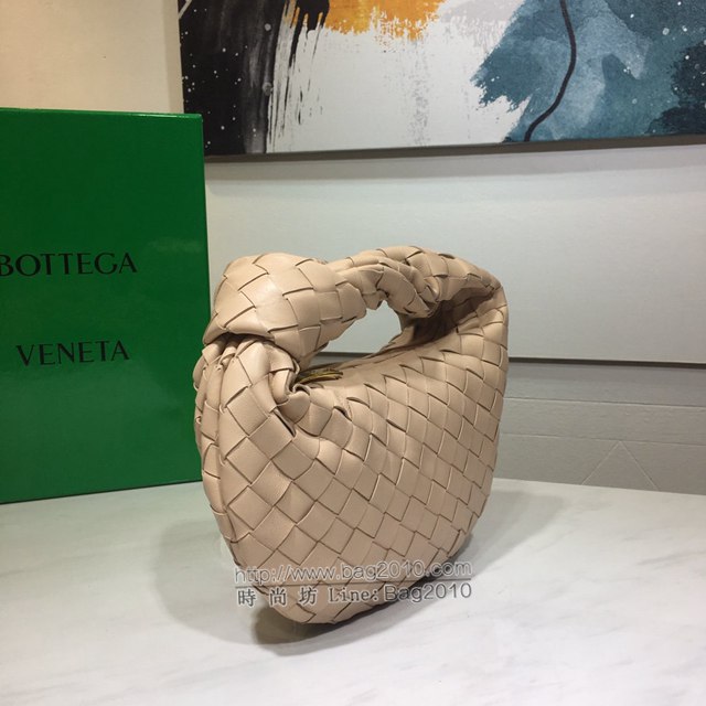 Bottega veneta高端女包 98080 寶緹嘉小號羊皮手工編織女包 BV爆款jodie新版本2代編織打結圓形hobo包  gxz1142